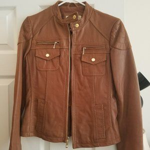 Michael Kors Woman's Genuine Leather Jacket